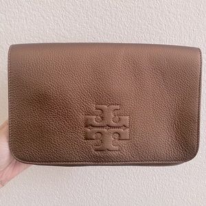 Tory Burch bronze clutch!